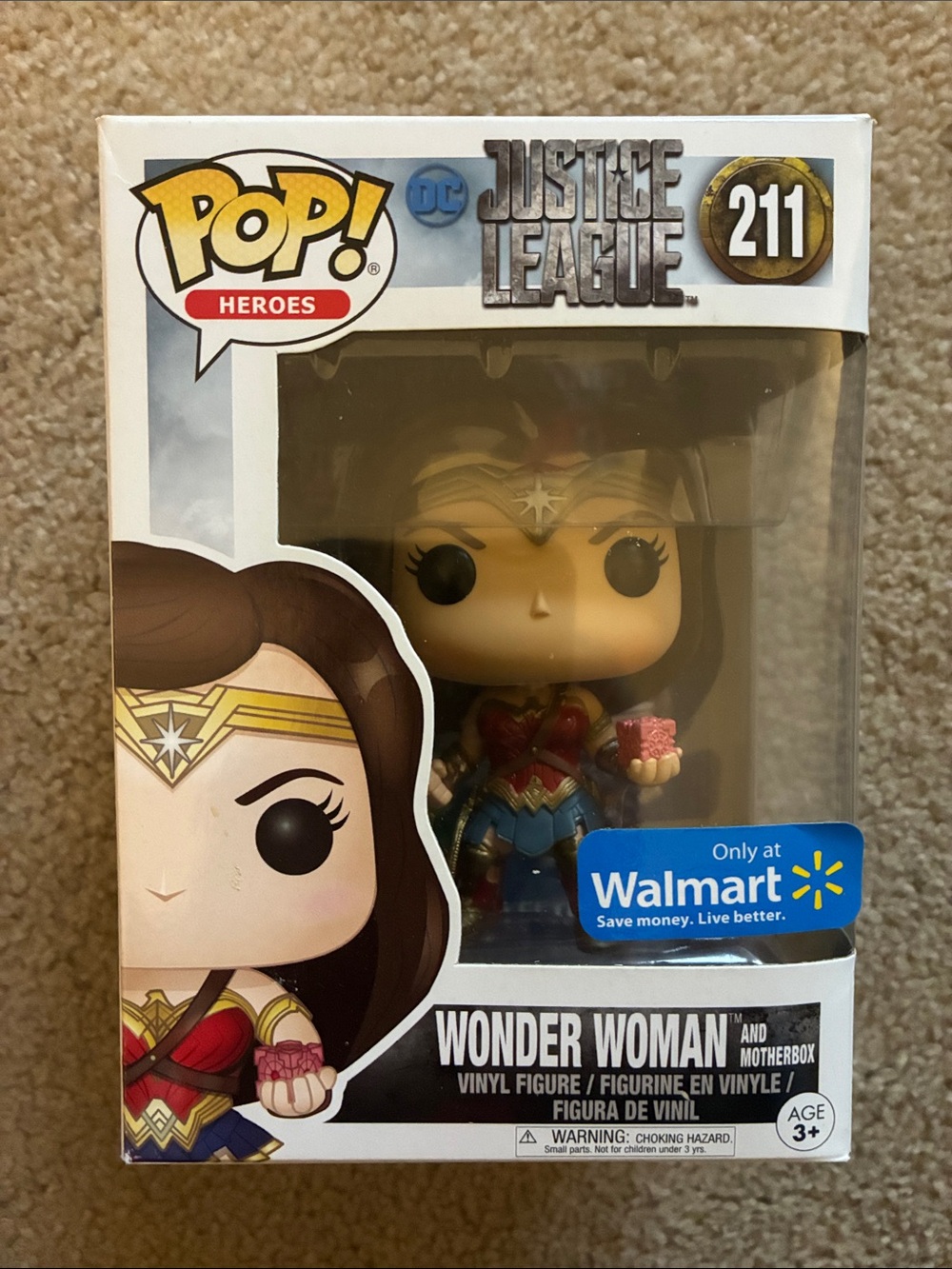 Funko Pop! Heroes Justice League Wonder Woman & Motherbox